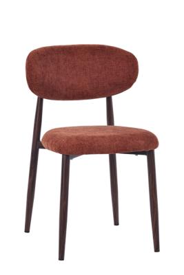 CHAISE COOL TERRACOTTA PIEDS FONCES