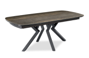 TABLE DE REPAS ASTANA EN CERAMIQUE IRON 190/240/290x95x76cm