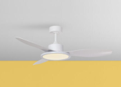 VENTILATEUR RIGA II BLANC MAT 