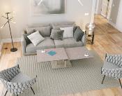 TABLE BASSE OPERA CERAMIQUE ARGILE