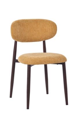 CHAISE COOL JAUNE PIEDS FONCES