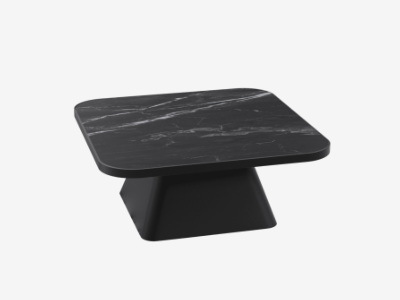 TABLE BASSE PETRA MARBRE MARQUINA HT.33cm