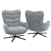 Fauteuil Dublin - Tissu Silex