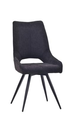 CHAISE STORMY PIVOTANTE NOIR MARRON